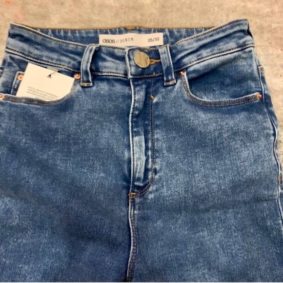 ASOS High Waist Skinny Jeans in Sinclair 80s style - Picture 5 of 5